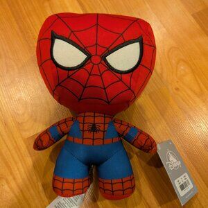 Disney Store Marvel Superhero SPIDER-MAN Plush Toy  - 10" - New NWT